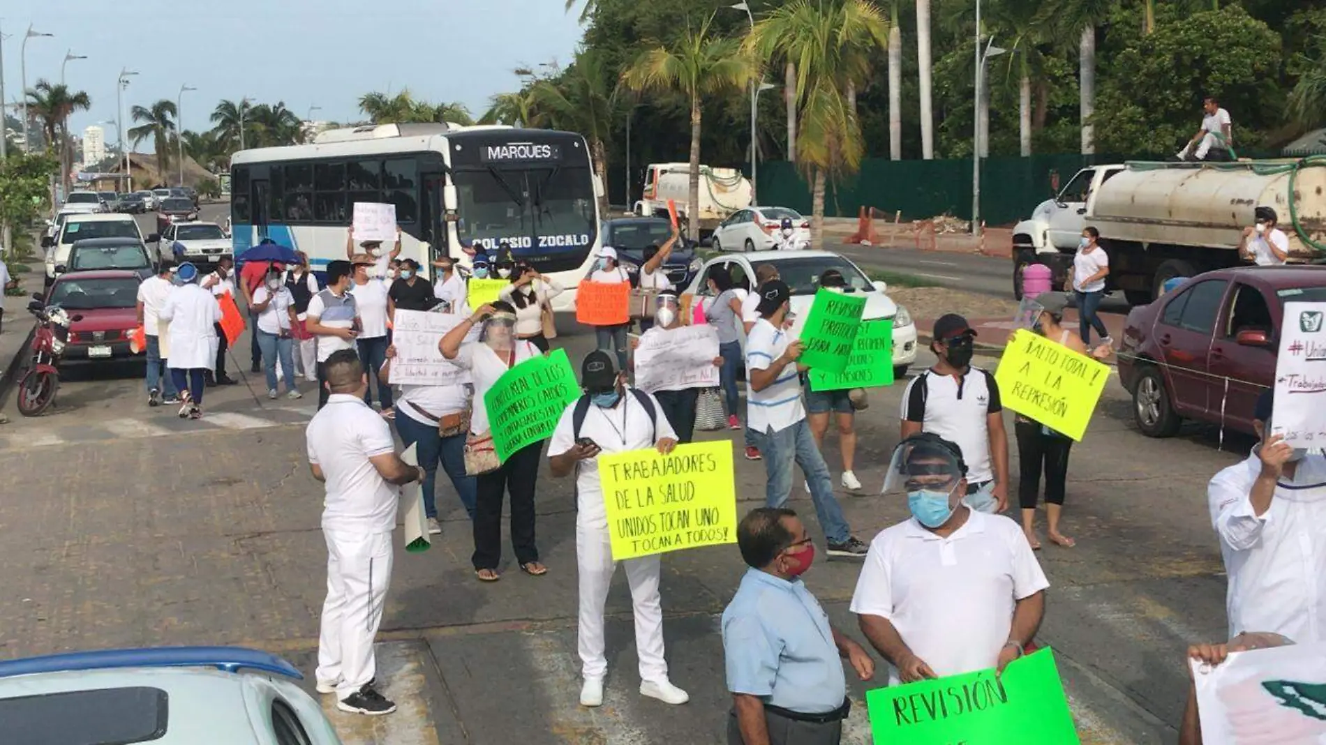 marcha trabajadores salud